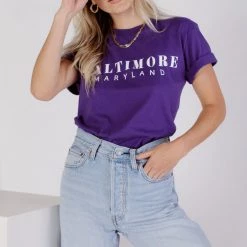 BRIGHTSIDE The Label Baltimore Maryland Tee CLOTHING