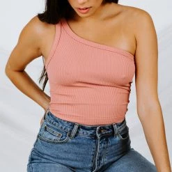 Nikibiki CLOTHING Together As One Shoulder Tank 85 Nikibiki CLOTHING Together As One Shoulder Tank