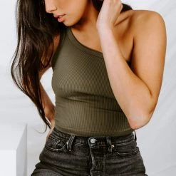 Nikibiki CLOTHING Together As One Shoulder Tank 82 Nikibiki CLOTHING Together As One Shoulder Tank