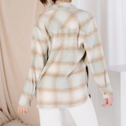 Sky To Moon Long Weekend Plaid Shacket