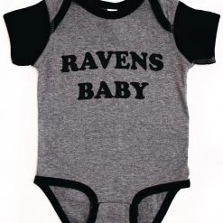 BRIGHTSIDE The Label Ravens Baby Onesie