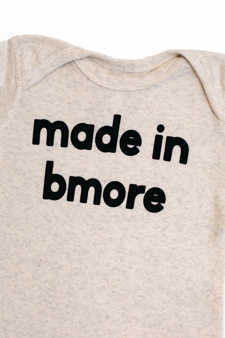 BRIGHTSIDE The Label Made In Bmore Onesie HOME 2 BRIGHTSIDE The Label Made In Bmore Onesie HOME