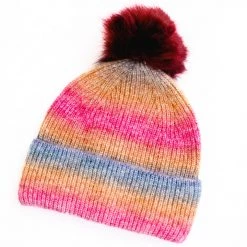 Virginia Wolf ACCESSORIES Brighten Up Pom Beanie