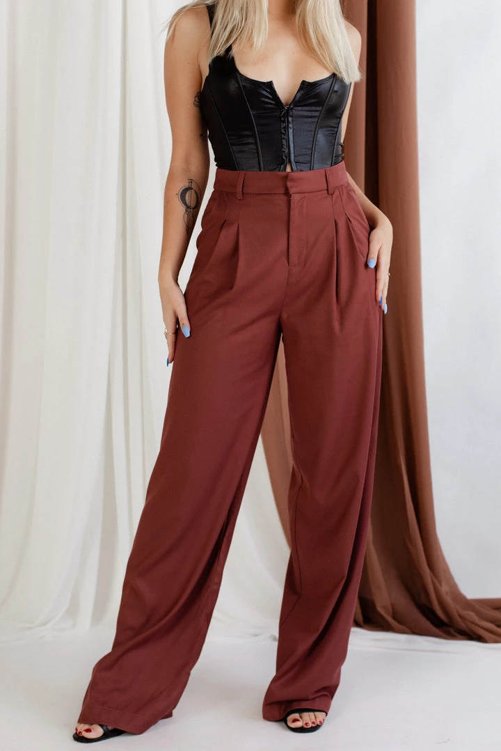Beige Botany Influencer Wide Leg Trousers 9 Beige Botany Influencer Wide Leg Trousers