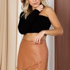 Mimosa CLOTHING Call Me Yours One Shoulder Knit Top