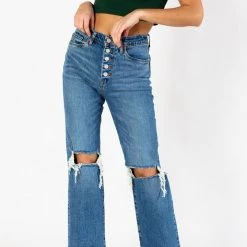 CLOTHING BLANK NYC Baxter Ribcage Straight Leg Jean