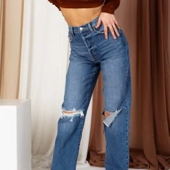 Cello Jeans Kora High Rise Dad Jean BOTTOMS