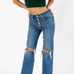 CLOTHING BLANK NYC Baxter Ribcage Straight Leg Jean