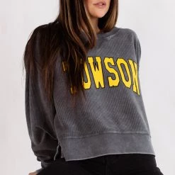 BRIGHTSIDE The Label Towson Varsity Cropped Crew CLOTHING