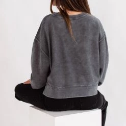 BRIGHTSIDE The Label Towson Varsity Cropped Crew CLOTHING