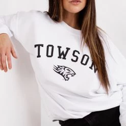 BRIGHTSIDE The Label Towson Tiger Corded Crew CLOTHING
