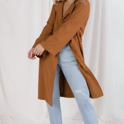 Fore Make Way Belted Trench Coat