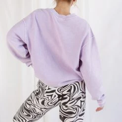 CLOTHING BRIGHTSIDE The Label Don't Mess Corded Crew