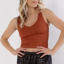 Nikibiki Serves You Right Ribbed Crop Tank CLOTHING