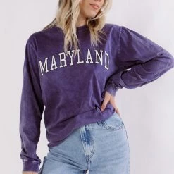 CLOTHING BRIGHTSIDE The Label Maryland Vintage LS Tee