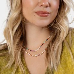 Brightside Morgan Beaded Pearl Necklace