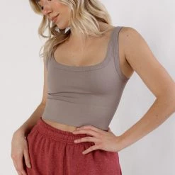 Nikibiki CLOTHING Time To Trim Ribbed Crop Top