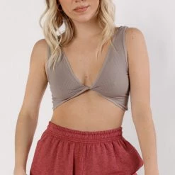 Nikibiki Move Together Twist Front Bra Top CLOTHING