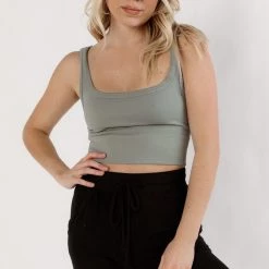 Nikibiki CLOTHING Time To Trim Ribbed Crop Top