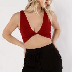 Nikibiki Move Together Twist Front Bra Top CLOTHING