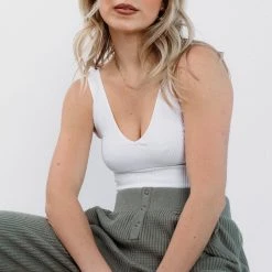 Nikibiki Serves You Right Ribbed Crop Tank CLOTHING