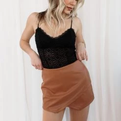 TOPS Free People Follow Me Lace Cami