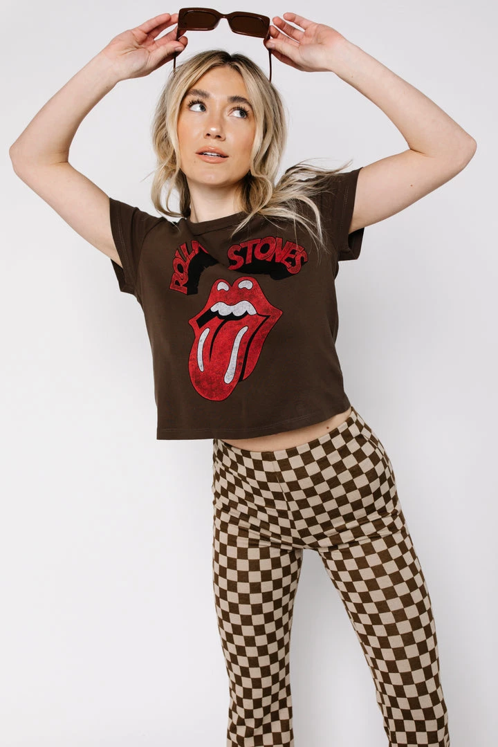 Daydreamer LA CLOTHING Daydreamer Rolling Stones Tongue Shrunken Tee 1 Daydreamer LA CLOTHING Daydreamer Rolling Stones Tongue Shrunken Tee