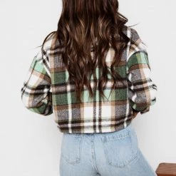 Adele B. Jameson Cropped Plaid Shacket 7 Adele B. Jameson Cropped Plaid Shacket