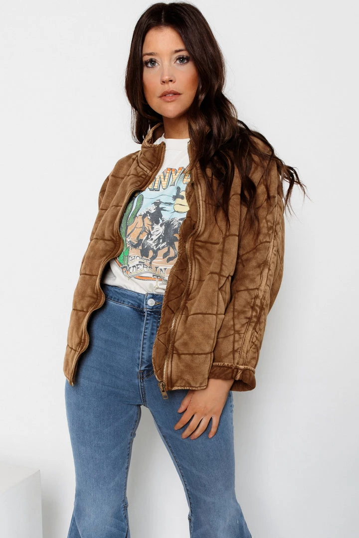 CLOTHING Free People Dolman Quilted Jacket 1 CLOTHING Free People Dolman Quilted Jacket