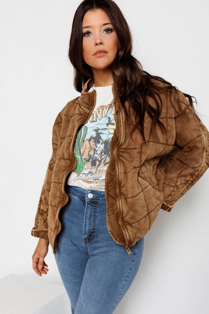 CLOTHING Free People Dolman Quilted Jacket 3 CLOTHING Free People Dolman Quilted Jacket