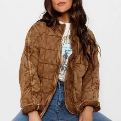 CLOTHING Free People Dolman Quilted Jacket 13 CLOTHING Free People Dolman Quilted Jacket