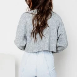 Cotton Candy First Class Cable Knit Sweater CLOTHING