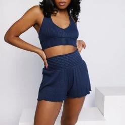 CLOTHING Z Supply V-Neck Rib Tank Bra