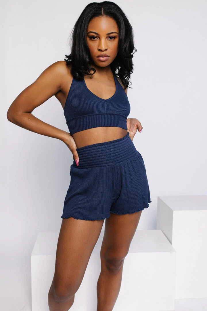 Z Supply Dawn Smock Rib Short 3 Z Supply Dawn Smock Rib Short