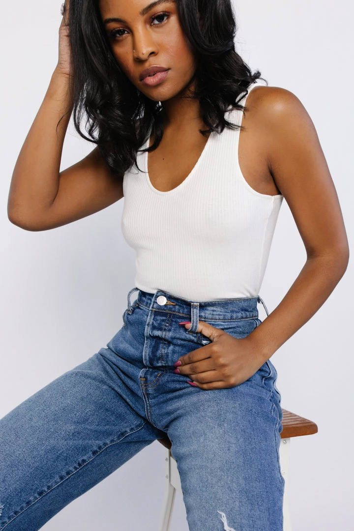 Double Zero One I Want Ribbed Bodysuit CLOTHING 4 Double Zero One I Want Ribbed Bodysuit CLOTHING