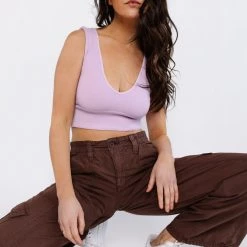 Nikibiki Slower Days Ribbed Crop Top NEW ARRIVALS