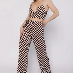 Edit By Nine Harvey Check Trousers