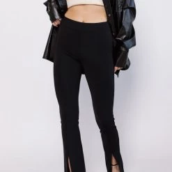 BaeVely Starla Slit Detail Pants