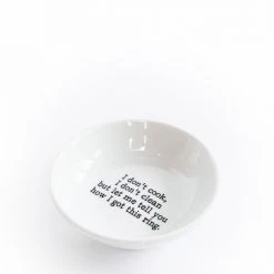 Buffalovely WEDDING CAPSULE I Don't Cook, I Don't Clean Trinket Dish