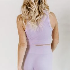 Nikibiki Keep It Up High Neck Vintage Wash Crop Top CLOTHING