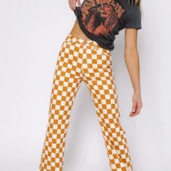 BaeVely NEW ARRIVALS Free Fall Check Pants