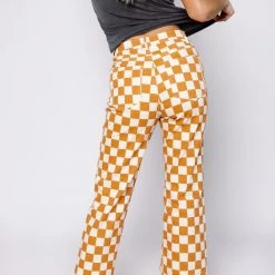 BaeVely NEW ARRIVALS Free Fall Check Pants