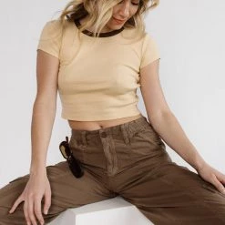 BDG New Ringer Baby Tee