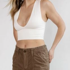 BDG Josie Ribbed Tank CLOTHING