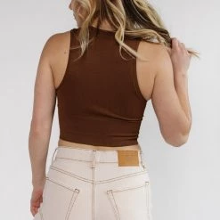 BDG Josie Ribbed Tank CLOTHING