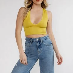 BDG Josie Ribbed Tank CLOTHING