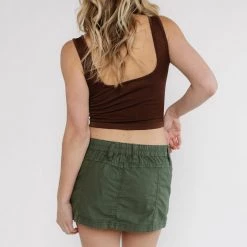 CLOTHING BDG Square Neck Crop Vest