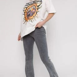 Blue Blush CLOTHING Turn Of Events High Rise Flare