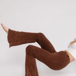 Blue Blush CLOTHING Turn Of Events High Rise Flare