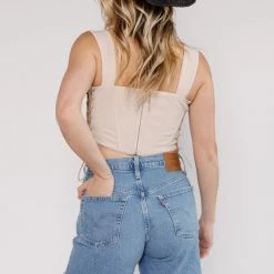 Edit By Nine Our Story Eyelet Corset Top